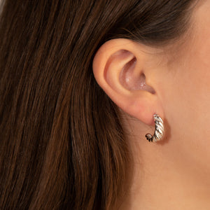 Rosa Earrings - Silver